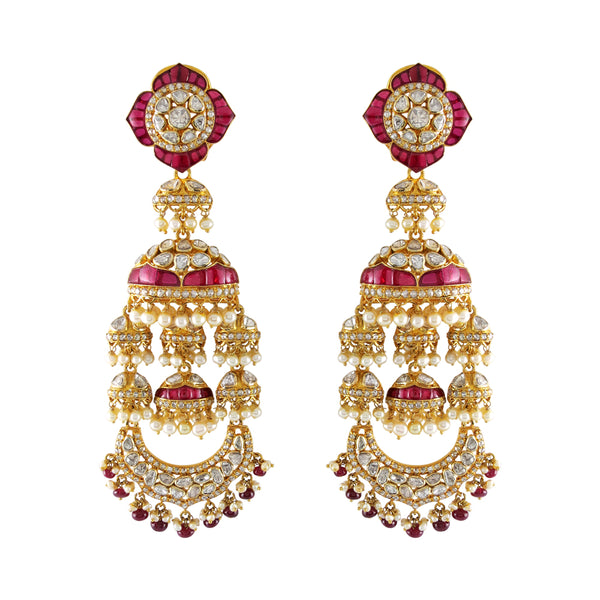 Royal Red Jhumki