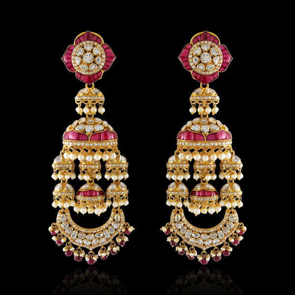 Royal Red Jhumki